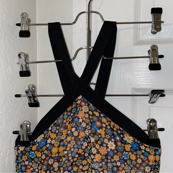 BCBGeneration Cross Halter Mix Print Dress Large - Picture 6 of 13